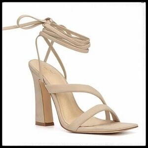 NWT New York & Company Womens Ines Heeled Sandals